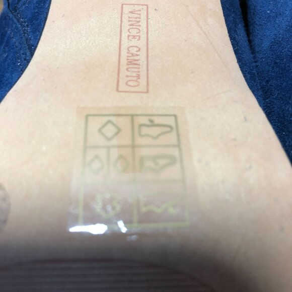 Vince Camuto Blue Suede Boots - Picture 10 of 11